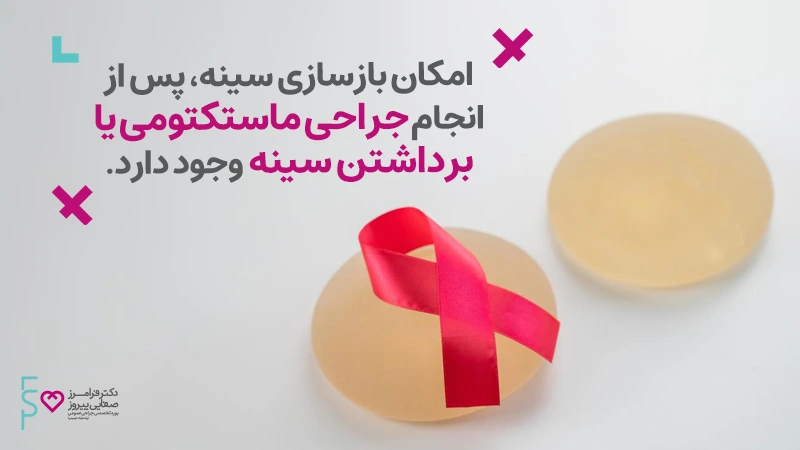 بازسازی سینه بعد از جراحی ماستکتومی