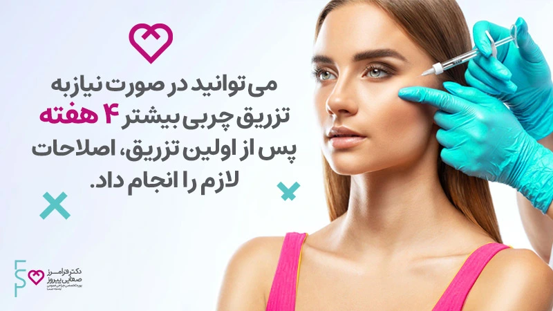 دوره ماندگاری تزریق چربی