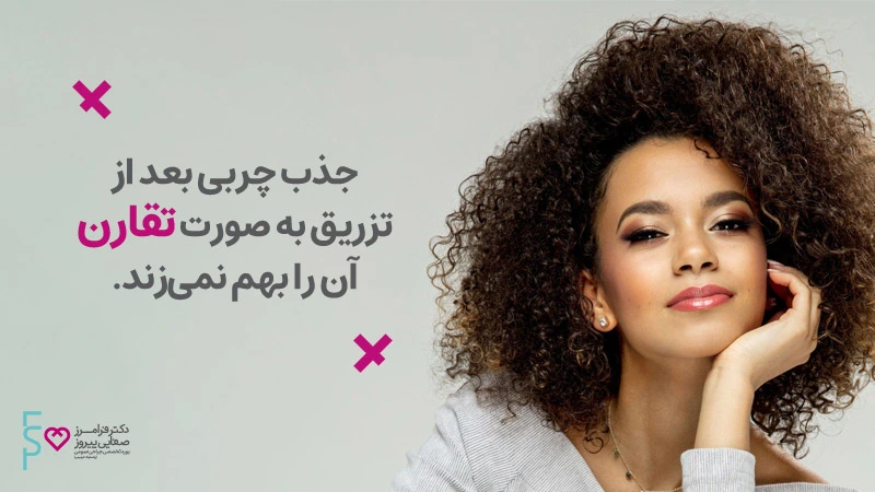 تزریق چربی به صورت تقارن آن را بهم نمیزند