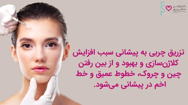 تزریق چربی به پیشانی