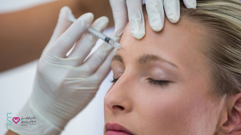 نمونه تزریق بوتاکس دکتر صفایی